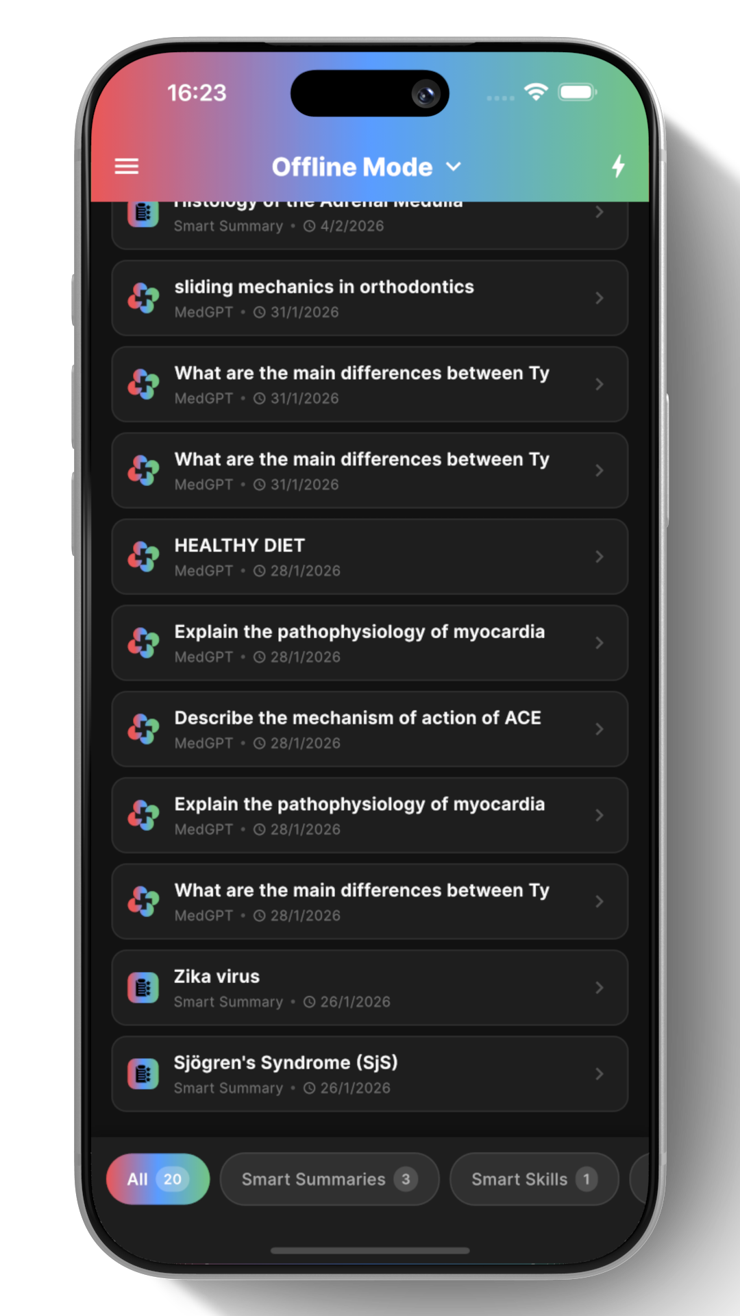 MedAngle Offline Mode