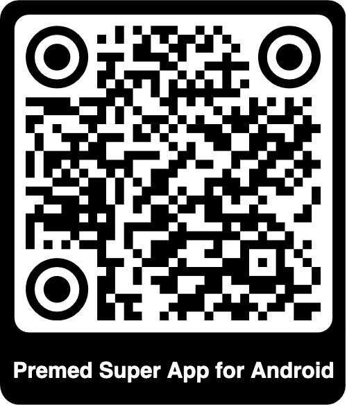 QR Code for Premed Super App for Android →